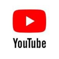 The youtube logo is shown in black and white