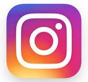 The instagram logo on a white background