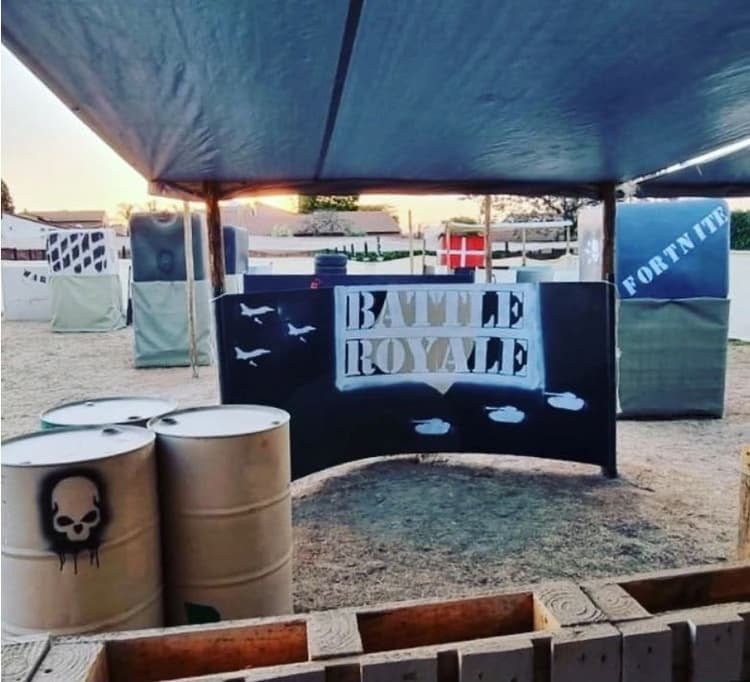 A group of barrels sitting under a tent