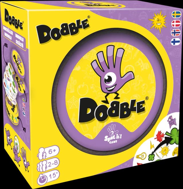 A box of dobble game