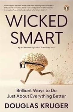 A book cover with a picture of a brain running
