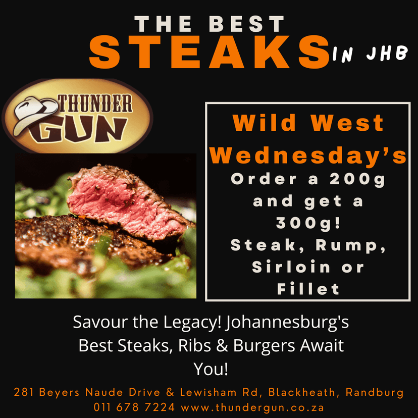 A flyer for the best steaks in the world